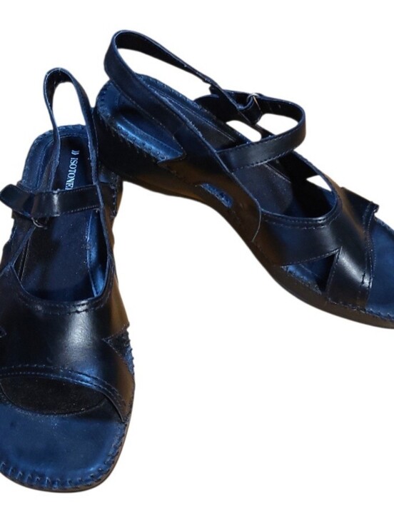 isotoner Shoes - Isotoner Black Strappy Sandals